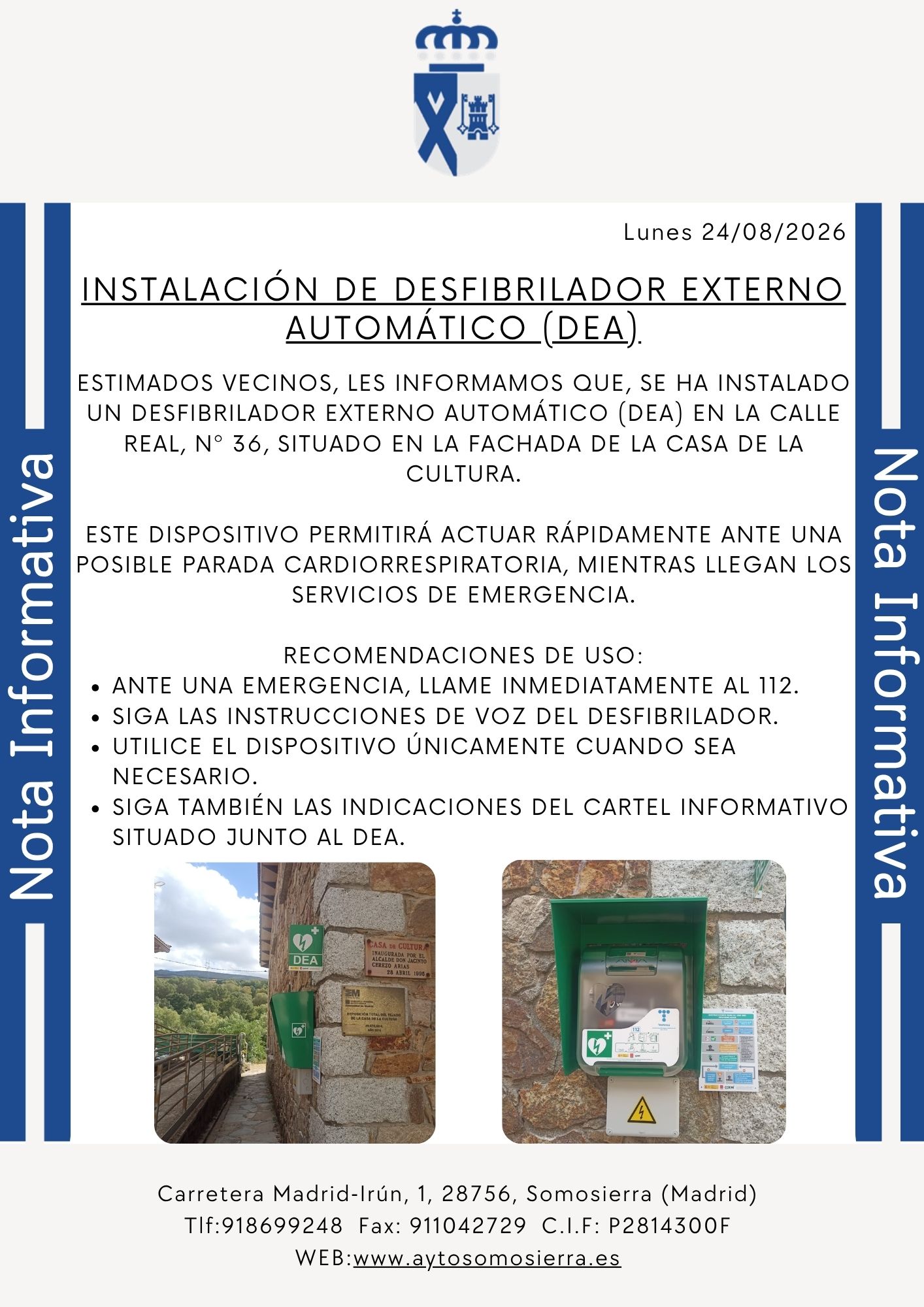 Nota Informativa DEA
